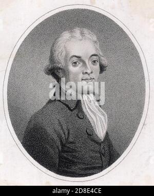 MAXIMILIEN ROBESPIERRE (1758-1794) Französisch Rechtsanwalt und führende Figur in der Französische Revolution Stockfoto