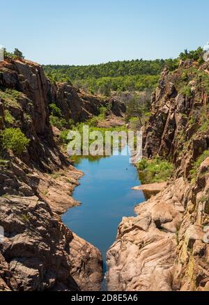 Wichita Mountains National Wildlife Refuge Stockfoto