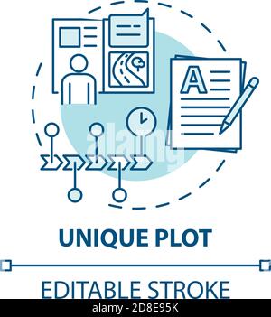 Symbol für einzigartiges Grafikkonzept Stock Vektor