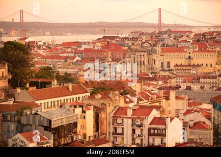 In Lissabon, Portugal, Europa. Stockfoto