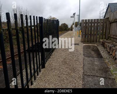 Luxulyan, Cornwall, 29. Oktober 2020. Dorf in der Nähe von St Austell und Bodmin. Das Hotel liegt in einem Bergbau-Weltkulturerbe und neben dem L.. Stockfoto