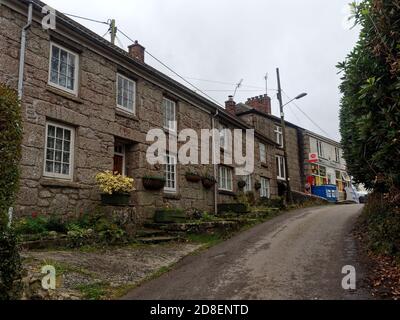 Luxulyan, Cornwall, 29. Oktober 2020. Dorf in der Nähe von St Austell und Bodmin. Das Hotel liegt in einem Bergbau-Weltkulturerbe und neben dem L.. Stockfoto