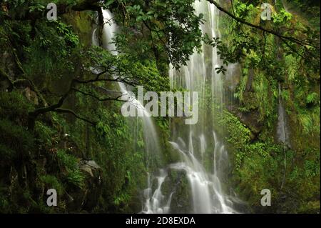 Rhaeadr Ceunant Mawr, Llanberis. Stockfoto