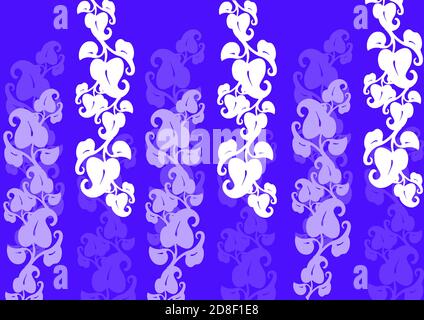 Blauer natürlicher floraler Hintergrund Stockfoto