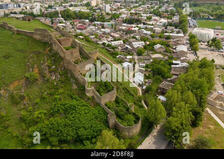 Gori Festung (Gori Burg), eine mittelalterliche Zitadelle in Gori, Georgien, Kaukasus, Europa. Stockfoto