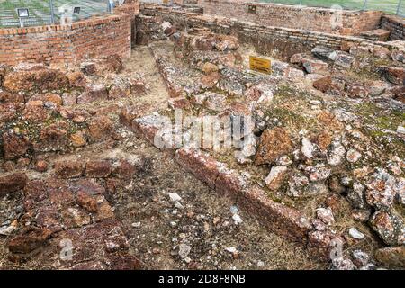 Die historischen ruinen der Victoria Bastion sind die Überreste einer einst portugiesischen Festung in Malacca. Beliebtes Touristenziel. Keine Personen. Stockfoto