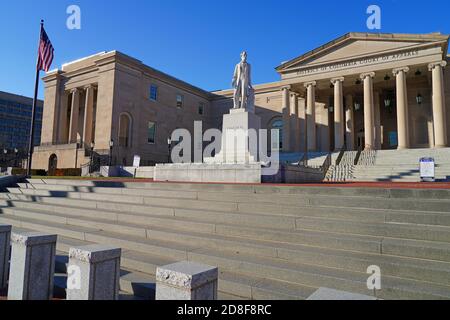 WASHINGTON, DC -22 FEB 2020- Ansicht des Berufungsgerichts des Distrikts von Columbia in Washington, DC. Stockfoto