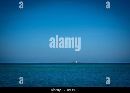 Loggerhead Leuchtturm am Clear Day in Florida Keys Stockfoto