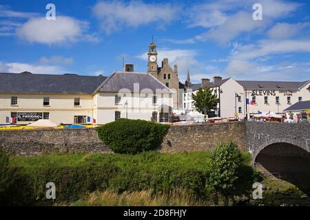 Brücke über den River Erne, Ballyshannon Stadt, County Donegal, Irland Stockfoto