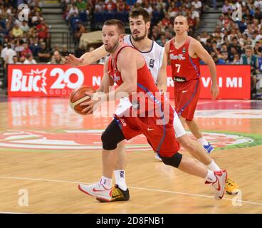 José Juan Barea - Basketball-Team Von Puerto Rico. FIBA OQT Tournament, Belgrad 2016 Stockfoto