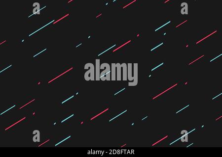 Abstraktes Glitch Lcolor Linienmuster. Technologiehintergrund Stock Vektor