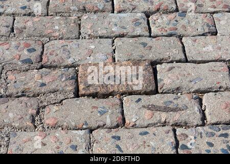 Die alte Fußgängerstraße machte Stockfoto