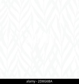 Dezente Blätter nahtloses Muster. Vektormuster Illustration für Oberflächengestaltung, Druck, Poster, Symbol, Web, grafische Designs. Stock Vektor