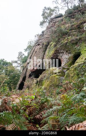 In ganz Großbritannien - Nanny's Rock, Kinver Edge, Stockfoto