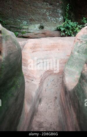 In ganz Großbritannien - Nanny's Rock, Kinver Edge, Stockfoto