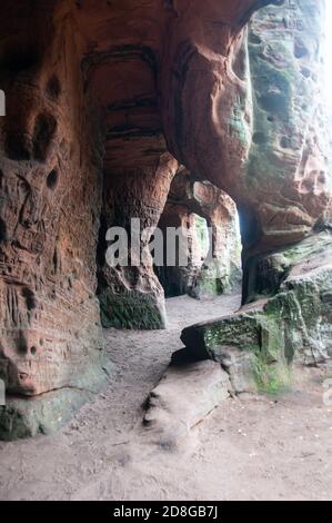 In ganz Großbritannien - Nanny's Rock, Kinver Edge, Stockfoto