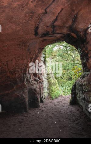 In ganz Großbritannien - Nanny's Rock, Kinver Edge, Stockfoto