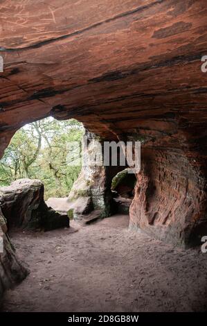 In ganz Großbritannien - Nanny's Rock, Kinver Edge, Stockfoto