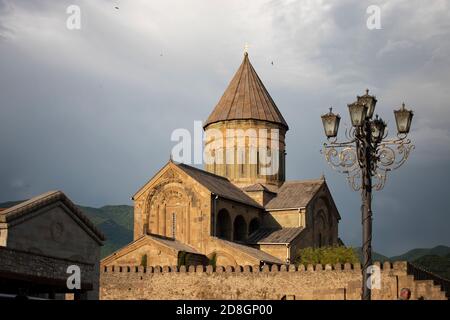 Kathedrale Von Svetizchoweli - Mzcheta, Georgien, Kaukasus, Europa Stockfoto