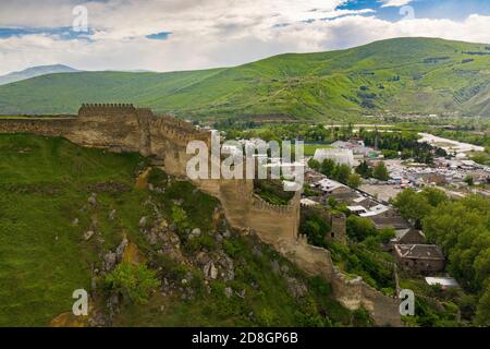 Gori Festung (Gori Burg), eine mittelalterliche Zitadelle in Gori, Georgien, Kaukasus, Europa. Stockfoto