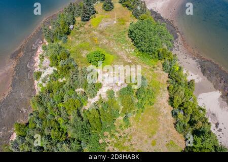 Saint Croix Island International Historic Site, Calais, Maine, USA Stockfoto