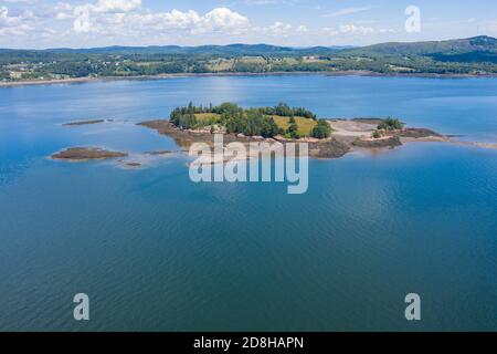 Saint Croix Island International Historic Site, Calais, Maine, USA Stockfoto