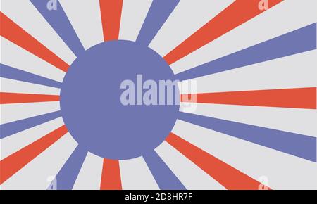 Sonnenlicht retro breiten horizontalen Hintergrund Celebration Vektor Illustration. Stock Vektor