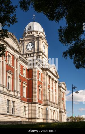 Großbritannien, Wales, Glamorgan, Barry, Ffordd Y Mileniwm, Dock Office Building Stockfoto