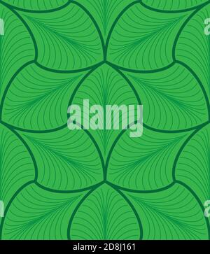 Handfläche Blätter nahtloses Muster. Natürlicher Textildruck. Vektorhintergrund. Stock Vektor