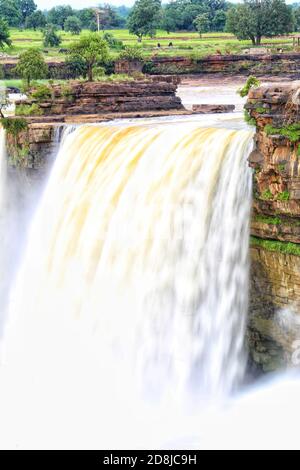 chitrakoot Wasserfall besten Tourismus Ort in indien chhatisgarh Tourismus Stockfoto