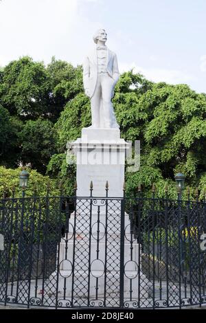 Plaza de Armas. Memorial Carlos Manuel de Céspedes del Castillo, 1. Präsident der Republik Kuba in Waffen. La Habana - La Havana, Kuba, Lateinisch Ame Stockfoto