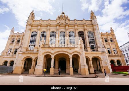 Das Museum der Revolution - Museo de la Revolución. Das Museum befindet sich im ehemaligen Präsidentenpalast aller kubanischen Präsidenten. Es wurde die Stockfoto