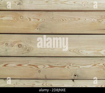 Alte Holzhintergrund mit horizontalen Bretter. Holzplanken Textur, Konzept Stockfoto