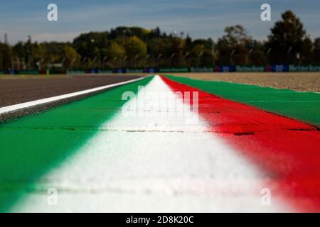 Imola, Italien. Oktober 2020. 10/30/2020, Autodromo Enzo e Dino Ferrari, Imola, Formel 1 Emirates Gran Premio Dell'emilia Romagna 2020, im Bild Impressionen von der Imola Rennbahn zur weltweiten Nutzung Quelle: dpa/Alamy Live News Stockfoto