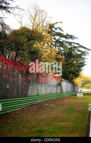 Imola, Italien. Oktober 2020. 10/30/2020, Autodromo Enzo e Dino Ferrari, Imola, Formel 1 Emirates Gran Premio Dell'emilia Romagna 2020, im Bild Impressionen von der Imola Rennbahn zur weltweiten Nutzung Quelle: dpa/Alamy Live News Stockfoto