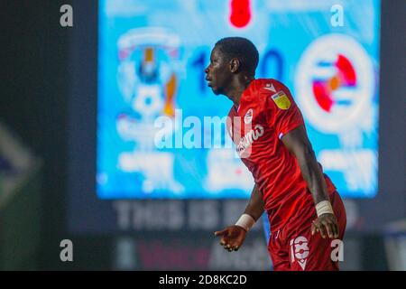 Birmingham, Großbritannien. 30. Oktober 2020. Während des Sky Bet Championship-Spiels zwischen Coventry City und Reading in St Andrews, Birmingham, England am 30. Oktober 2020. Foto von Nick Browning/Prime Media Images. Kredit: Prime Media Images/Alamy Live Nachrichten Stockfoto