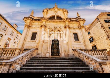 St. Blaise Kirche in Dubrovnik, Kroatien Stockfoto