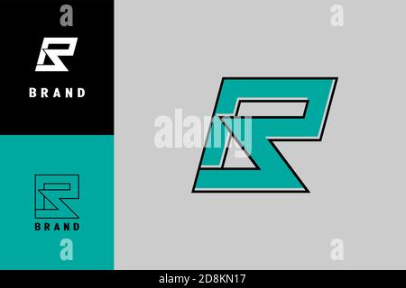 RS Logo Design Konzept. Initial Letter R und S Grafik Logo Vorlage, Kreativ modernes und elegantes Design. Stock Vektor