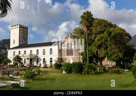 Kingstown, St. Vincent und die Grenadinen - die anglikanische Kirche Stockfoto