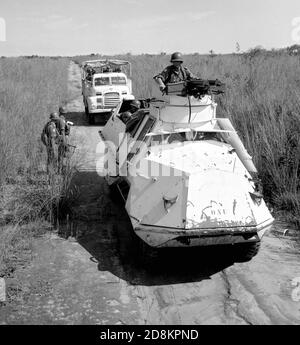 Schwedischer Panzerwagen im Kongo 1962 Stockfoto