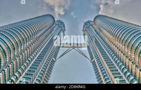 KLCC District, Kuala Lumpur, HDR-Bild Stockfoto