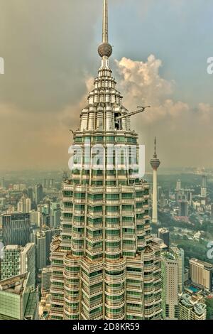 KLCC District, Kuala Lumpur, HDR-Bild Stockfoto