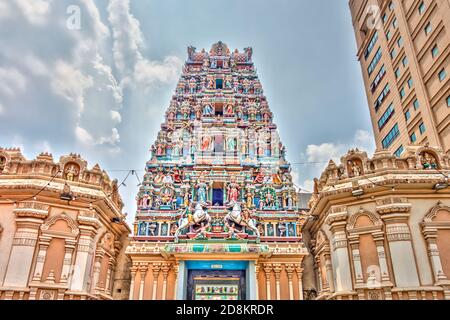 Kuala Lumpur Chinatown, HDR-Bild Stockfoto