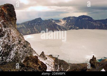 Mt Paektu, Nordkorea Stockfoto