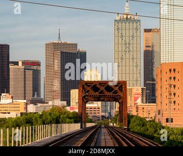 Alte Eisenbahnbrücke Stockfoto