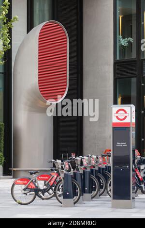 Riverlight Quay Apartments Gebäude und öffentlichen Bereich Stockfoto