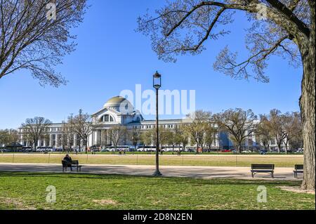 Der National Mall und Smithsonian National Museum of Natural History in Washington, DC im März 2019 Stockfoto