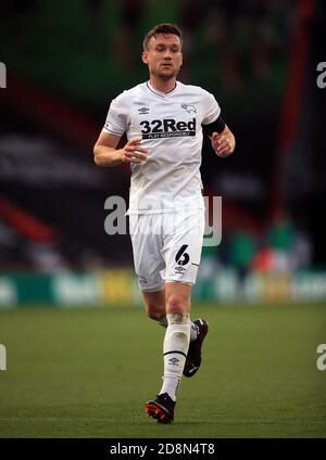 Mike te Wierik von Derby County während des Sky Bet Championship-Spiels im Vitality Stadium, Bournemouth. Stockfoto