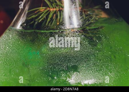 Shisha Schüssel mit Zitrusfrüchten zu tun. Stockfoto