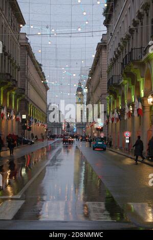 Rom Straße und Schlossplatz Stockfoto